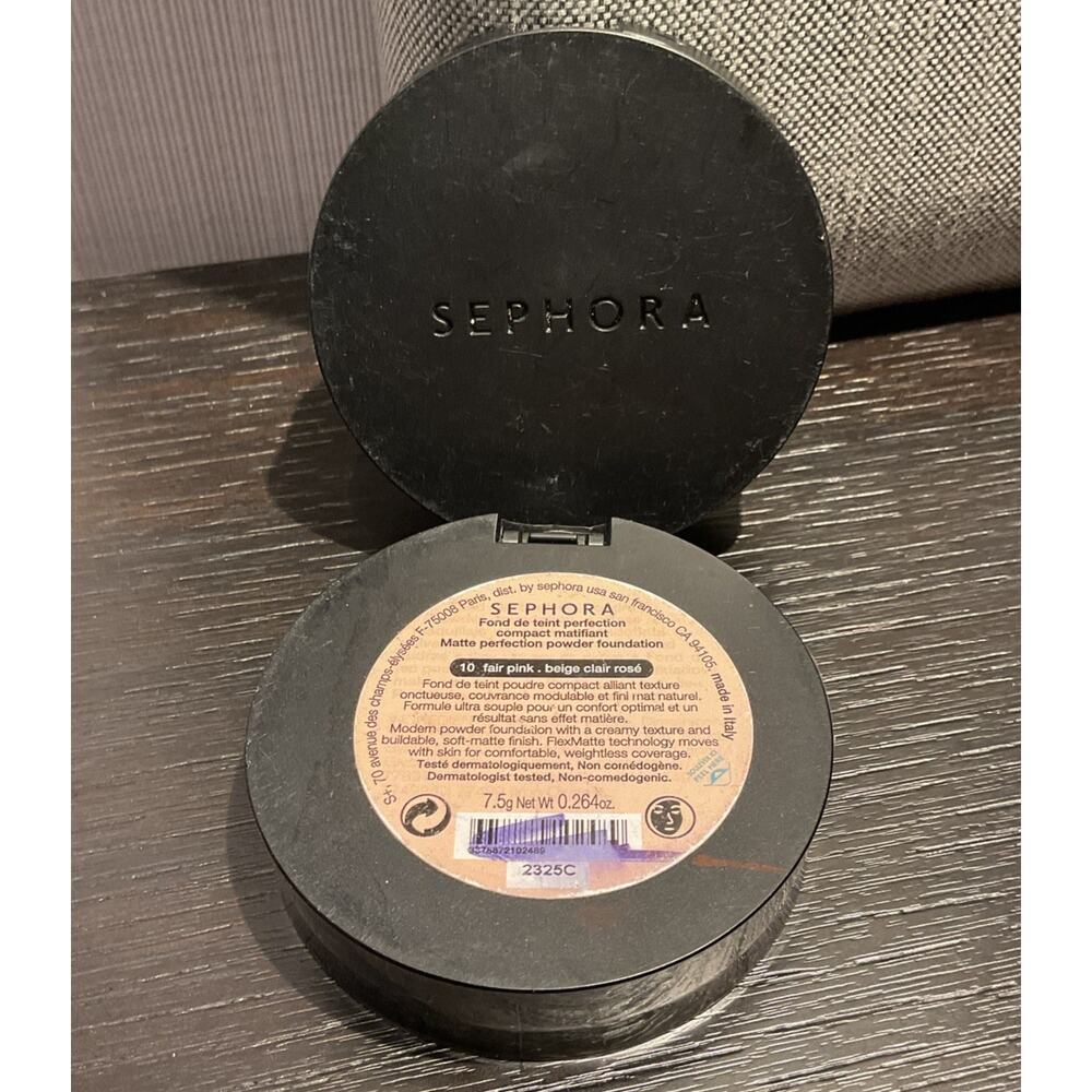 Sephora‎ Matte Perfection Powder Foundation 10 Fair Pink New Lot Of 2